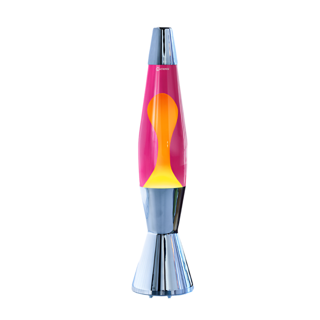 Lava lamp Astro Baby Polished Pink/Yellow – Brandstationen Store