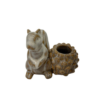 Ljusstake Pinecone Buddy - Beige
