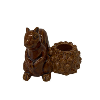 Ljusstake Pinecone Buddy - Brun