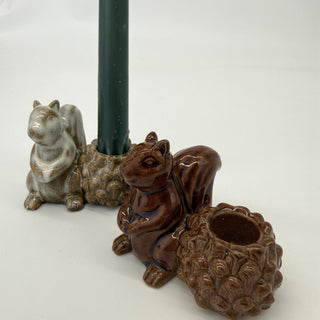 Ljusstake Pinecone Buddy - Brun