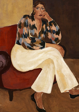 Tavla 'Spanish' Kvinna 120x160cm