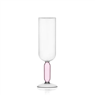 Bloom Stemmed Champagneglas Light pink