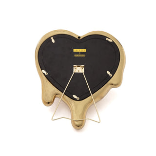 Mirror/Frame 'Melted Heart' Gold