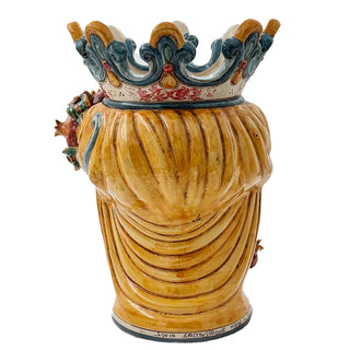 Testa Di Moro 40cm Woman Pomegranate Yellow/Orange