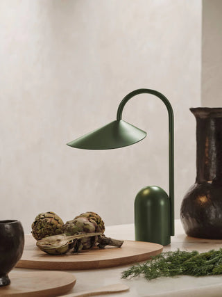 Portabel lampa Arum Glass Green