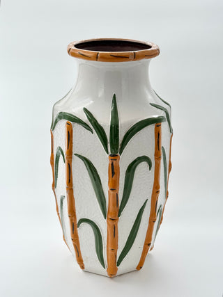 Floor vase Carstens W.Germany 60s Bamboo