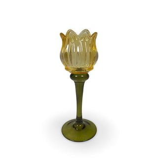 Ljusstake Tulip Ljusgul S