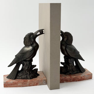 Bokstöd Art Deco Tucaner 30-tal
