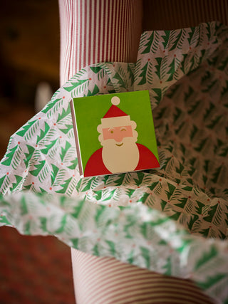 Matchsticks Winking Santa