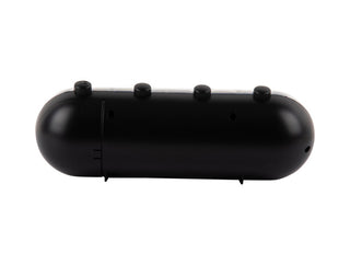 Alarm Clock Retro Tube Black