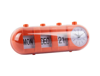 Alarm Clock Retro Tube Orange