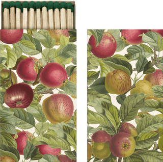 Tändstickor Äpplen med grönska