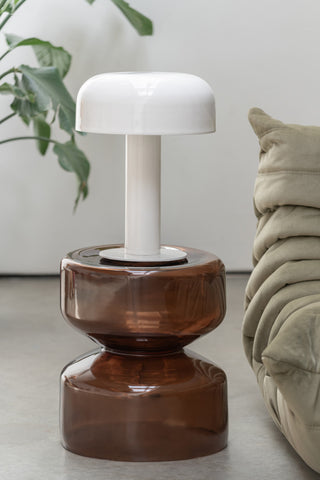 Side table Doble - Chocolate brown