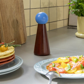 Salt &amp; Pepper Mill Halma L Burgundy