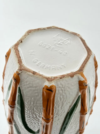 Floor vase Carstens W.Germany 60s Bamboo