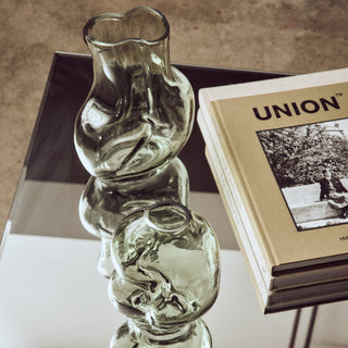 Gleam Glass Vase Small - Olive