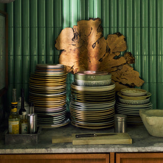 Chef ceramics: Deep Plate M, Rustic Green