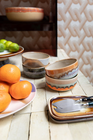 70s ceramics: Dessert bowl, Ash
