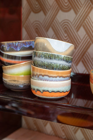 70s ceramics: Dessert bowl, Ash
