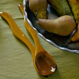 Salad cutlery Ochre