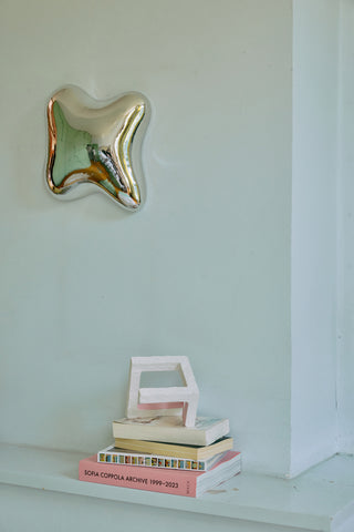 Wall Sculpture Orb Chrome