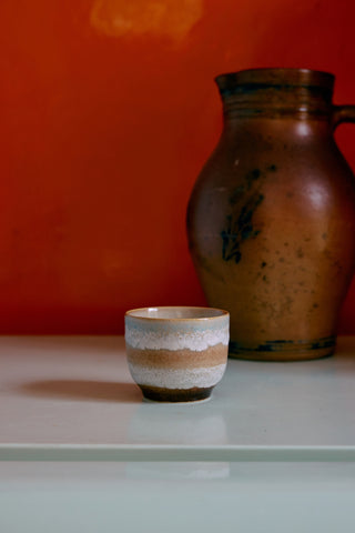 70s ceramics: Café cup Skyline