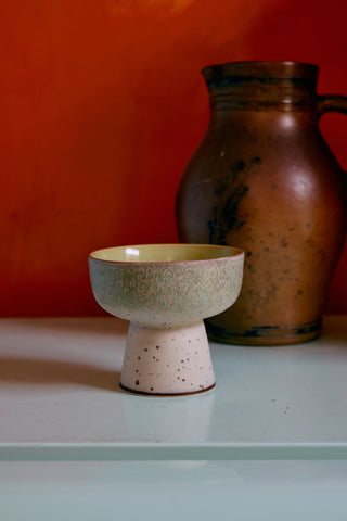 70s ceramics: Tapas Bowl On Base L, Slush