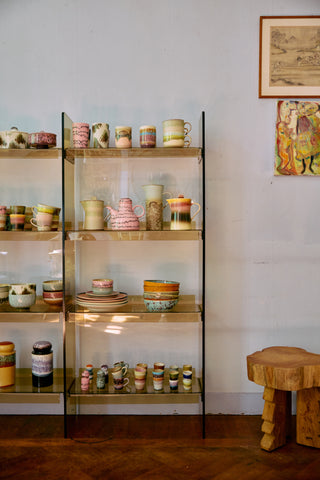 70s ceramics: Egg Cups Vibrance (set om 4)