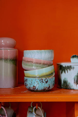 70s Ceramics: Dessert bowl, Glint