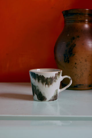 70s ceramics: Cappuccino mug, Tide