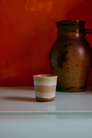 70s ceramics: Coffee Mug Umber