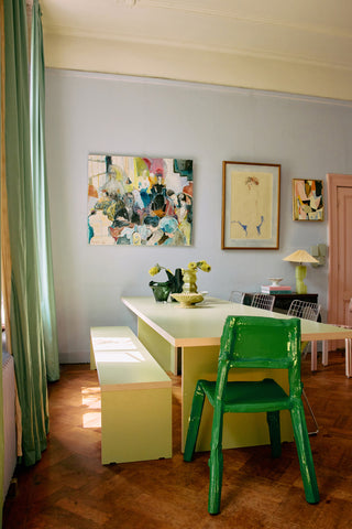 Vase Folded Mid, Emerald