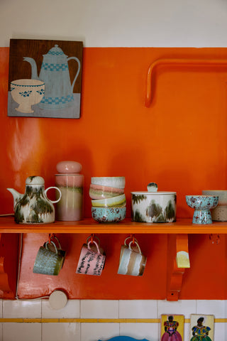 70s Ceramics: Cappuccino mug, Skyline