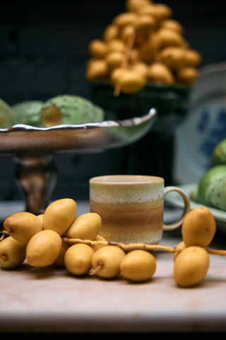 70s ceramics: Café mug Umber