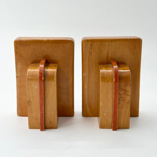 Bokstöd Art Deco Trä