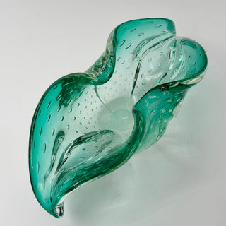 Hand-blown Glass Bowl Green