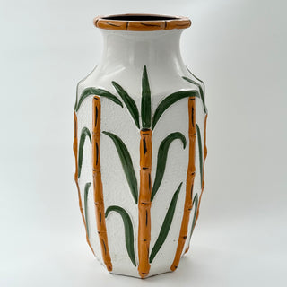 Floor vase Carstens W.Germany 60s Bamboo