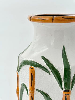 Floor vase Carstens W.Germany 60s Bamboo