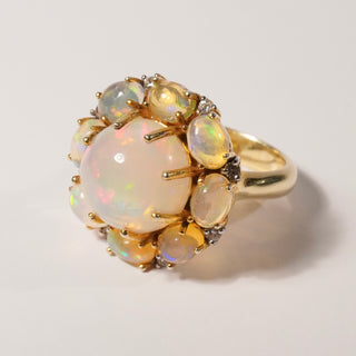 Cocktailring med Opaler