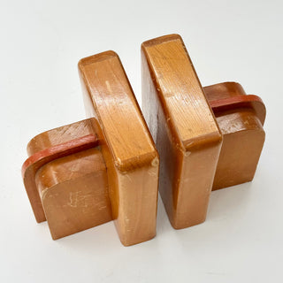 Bokstöd Art Deco Trä
