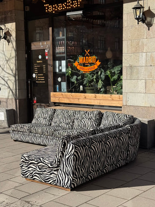 Modular sofa 'Playboy' DUX 70s Zebra