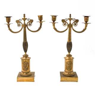 Paret Empire Kandelabrar 1800-tal