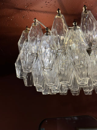 Vintage Murano Chandelier Poliedri Carlo Scarpa