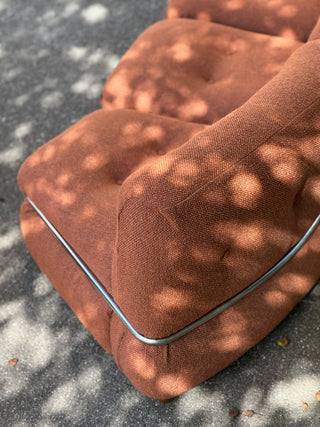 Sofa set 1970s Newly upholstered in Bouclé no.13