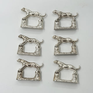 Servettringar Leopard (Set om 6)