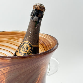 Champagnehink Glas, Verrerie d'Art de Soisy