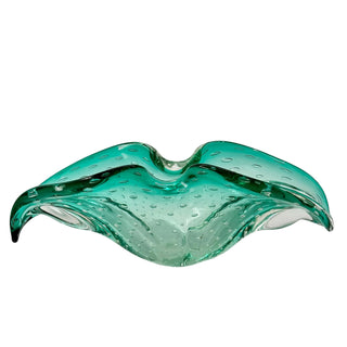 Hand-blown Glass Bowl Green