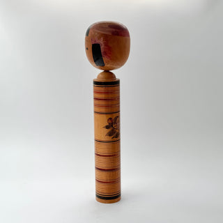 Dentō Kokeshi, Naruko, Black/Red 45cm