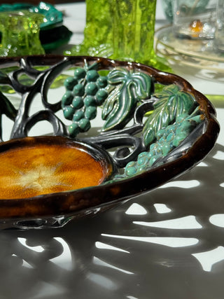 Fruit Bowl Bunches of Grapes