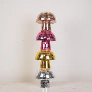 Skulptur Svamp Disco Guld